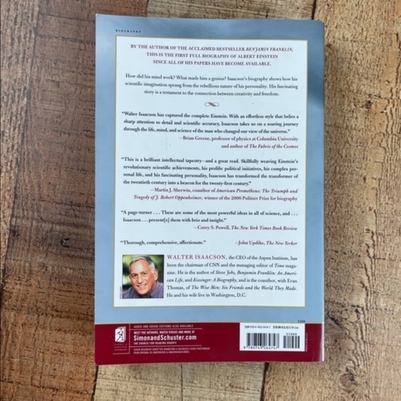 Einstein His Life and Universe By Walter Isaacson Paperback - Picture 2 of 9
